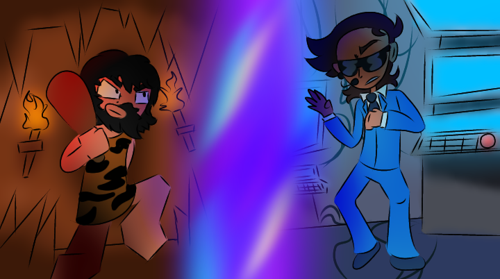 Caveman vs Secret Agent